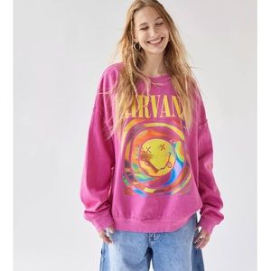 Urban Outfitters Nirvana crew neck SIZE L/XL